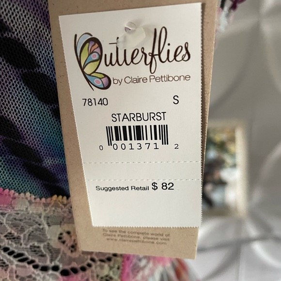 Butterflies by Claire Pettibone Women's Wearable Art Chemise Size Small NWT - Picture 6 of 8